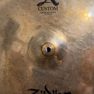 Zildjian 16" A Custom Medium Crash Cymbal 2005 - Present - Brilliant image 3