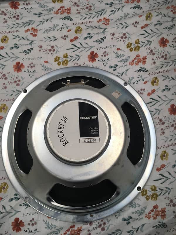 Celestion T5606 Rocket 50 12" 50-Watt 8 Ohm Replacement Speaker 2010s Silver image 1