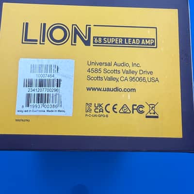 Universal Audio Lion '68 Super Lead Amp 2023 - Present - Black image 5
