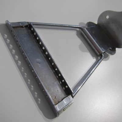 Gibson Acoustic 12 String Guitar Tailpiece Authentic Vintage Part Circa-1960s-Chrome image 3