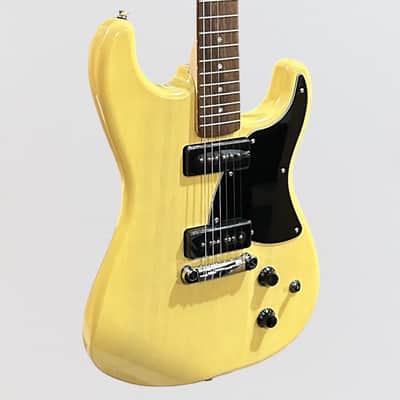 Immagine Fender Squier Paranormal Strat-O-Sonic Electric Guitar - Vintage Blonde - 2