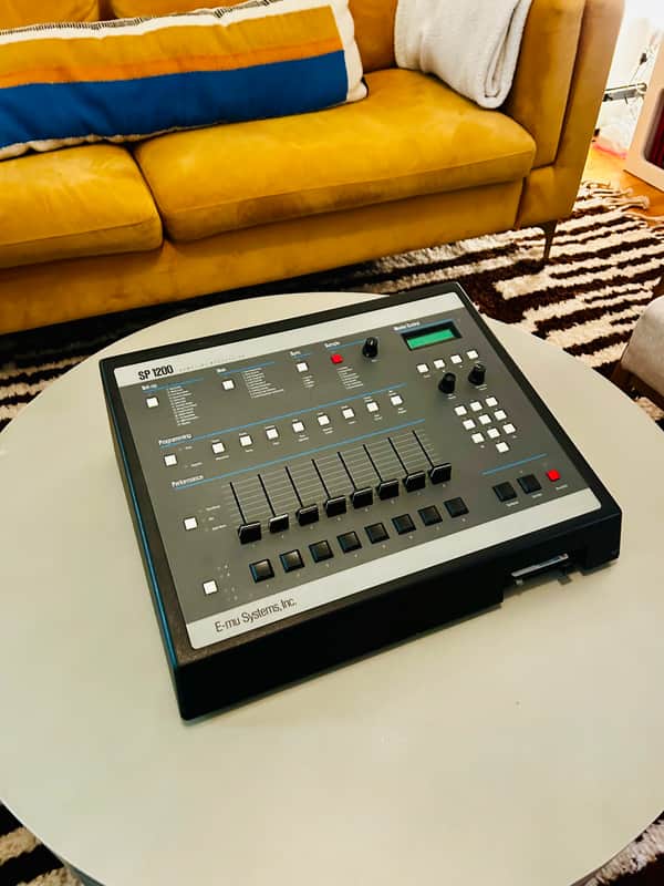 E-MU Systems SP-1200 8-Voice Drum Sampler 1994 - Black image 1