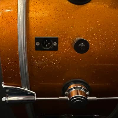DW Collector’s Series Custom 2001 - Tangerine Halo Flake with Hardware and Hard Shell Cases image 20