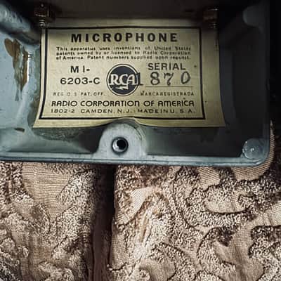 RCA Varacoustic  Ribbon Microphone MI-6203 image 13