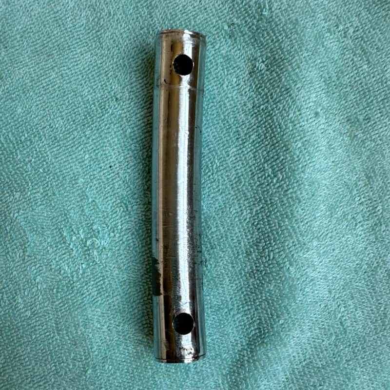 Ludwig Vintage Bass Drum 5” Rail Consolette Tom Mount Base Bracket Part 60s - Chrome image 1