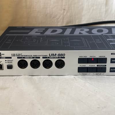 EDIROL UM-880 roland 8 IN/8 OUT USB MIDI Interface/MIDI Patcher image 3
