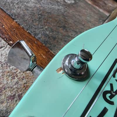 Danelectro U2 56 Reissue '90s w/mods - seafoam green image 13