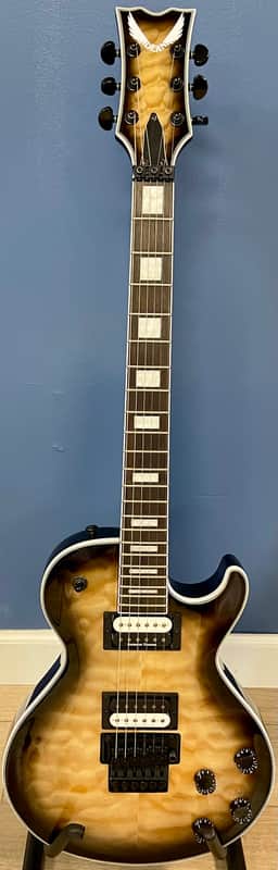 Dean Dean Thoroughbred Select Floyd Quilted Maple 2021 - Natural Black Burst image 1