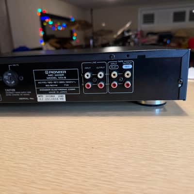 Pioneer MA-9 Mic Mixer Echo Karaoke 1994 Japan Vintage Black *SERVICED* Rare🎶🔥 imagen 11