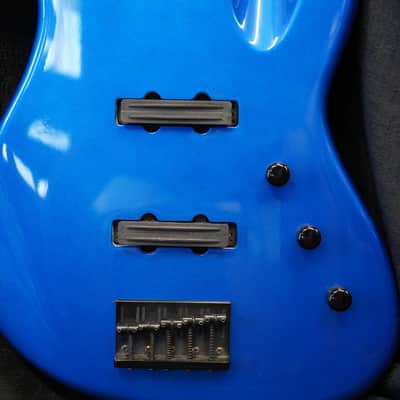 ESP/Japan J-5 Alder Bass Body w/ Pickups - Metallic Blue image 7
