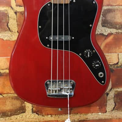 1978 Fender Musicmaster Bass - Wine Red image 1