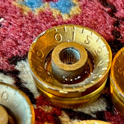 1953 1954 1955 Gibson Les Paul Speed Knobs barrel Gold Goldtop image 6