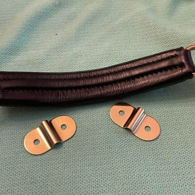 NOS leather guitar case handle for Hiscox Calton mark leaf skb gator crossrock gibson custom shop case les paul image 18