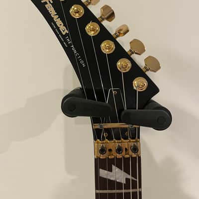 Rare Fernandes EX-85L Left Handed 1984 - Black - Explorer - Lightning Bolt Inlays - Set Neck - Made In Japan MIJ image 6