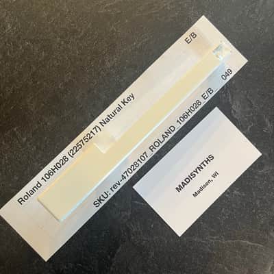 ORIGINAL Roland Replacement E/B Key (106H028) for Juno-6/60/106, Jupiter-6/8, HS-60, SH-101, VK-09, JX-3P