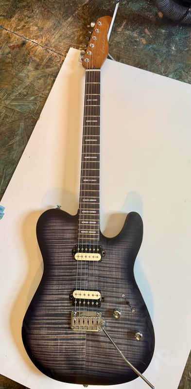 Sire Larry Carlton T7 Flame Maple 2021 - Present - Transparent Black image 1