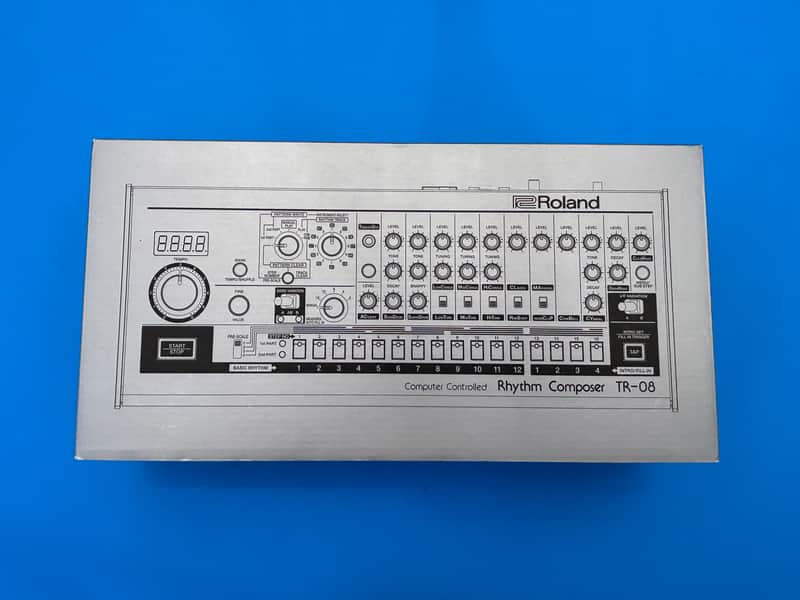 Roland Boutique Series TR-08 Analog Modeling Drum Machine with Roland TR-08 gig bag 2017 - Present - Black image 1