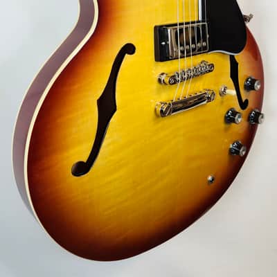 Epiphone ES-335 Figured Top, Raspberry Tea Burst, Inspired by Gibson 2026 image 4