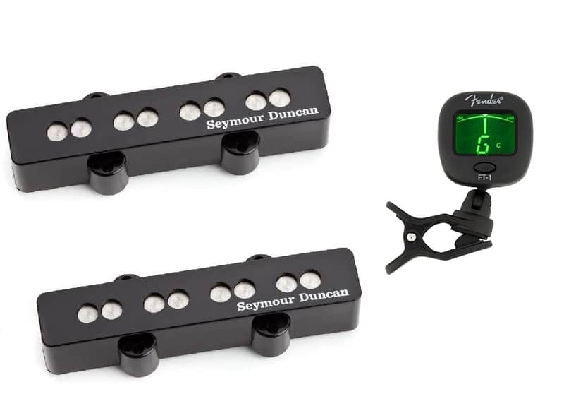 Seymour Duncan Quarter Pound Bassline Jazz Bass J Pickup Set SJB-3b Bridge & SJB-3n Neck  ( TUNER ) image 1