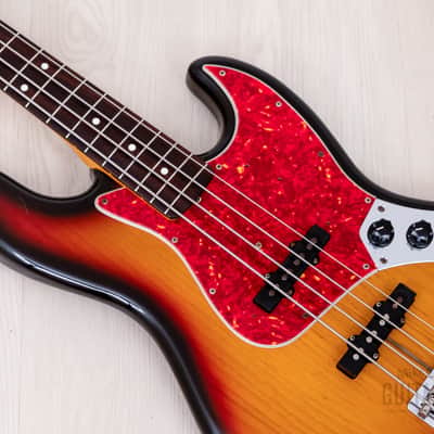 2000 Fender Jazz Bass ‘62 Vintage Reissue JB62-58 Sunburst, Japan CIJ image 7