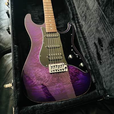 Suhr Translucent Purple Waterfall Burl Standard Custom Shop image 7