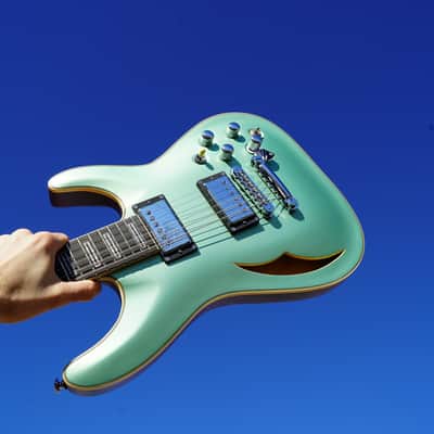 Schecter DIAMOND SERIES C-1 EA Classic - Pellham Blue 6-String Electric Guitar (2023) image 10