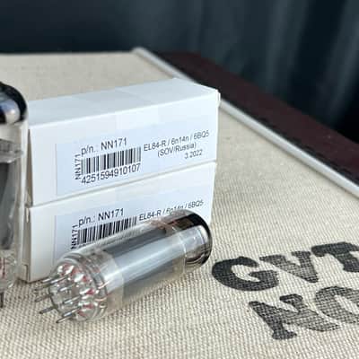 Sovtek  NOS EL84 / 6BQ5 / 6P14P Russia NOS/Russia power tubes matched pair  El84 image 3