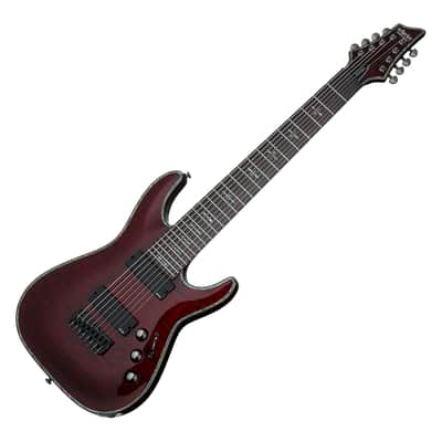 Schecter Hellraiser C-8 Electric Guitar Black Cherry image 1