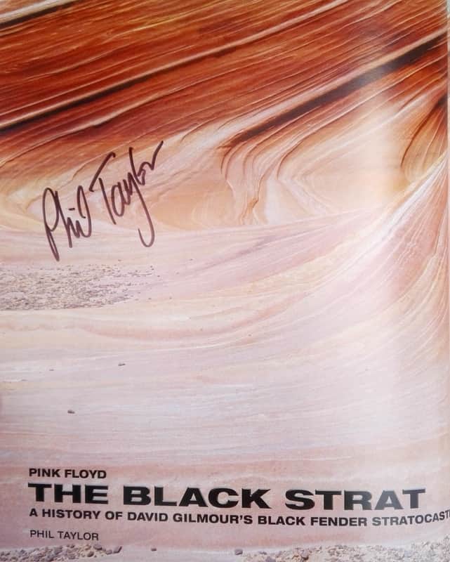 Pink Floyd The Black Strat signed by Phil Taylor History of David Gilmour Fender Stratocaster 1st Ed image 1