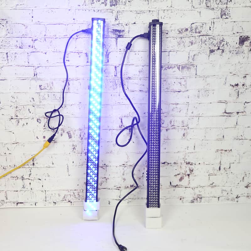Pair of DJ Light Supply Linear LED Stage Wash Bars, DMX & Power Linking image 1