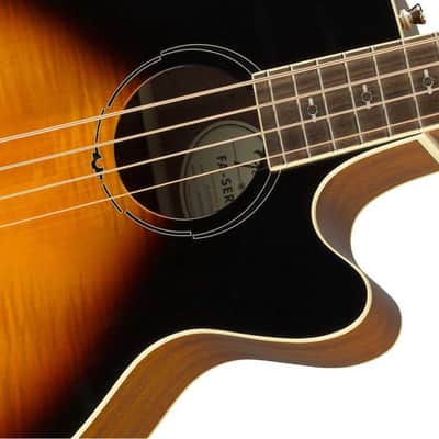 Fender FA-450CE Acoustic/ Electric Bass Guitar - Sunburst image 4