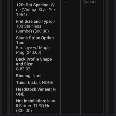 Musikraft 1 Piece Short Scale (24.75") Beak Neck image 10