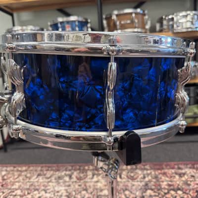 14” x 5,5” Premier 1960s Royal Ace Snare Blue Diamond Pearl image 5