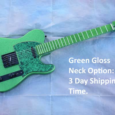 Video! Telecaster HH Metallic Green Sparkle Flake 4-Way Coil Split image 3