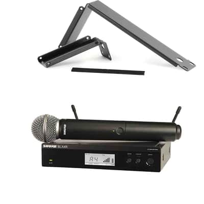 Shure BLX24R/SM58 Rack mountable Wireless System w/SM58 Handheld Vocal Mic H11 image 1