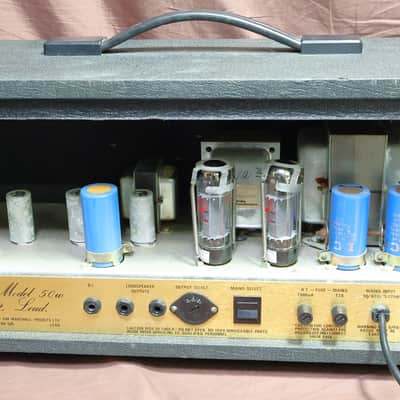 Marshall JCM 800 Lead Series Model 2204 50-Watt Master Volume Mk2 Head 1980s - Black image 11