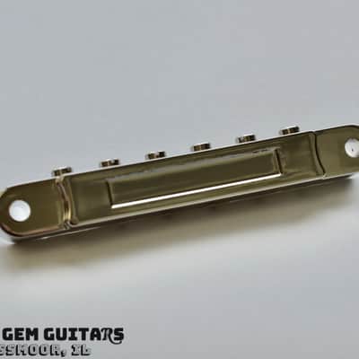 New! Gibson OEM ABR-1 Bridge with posts and thumbwheels - ABS Saddles - Nickel Finish fits Les Paul Standard, ES-335, SG Standard and others! Tune-a-Matic image 14