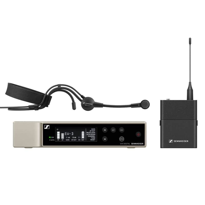 Sennheiser EW-D ME3 SET Wireless Cardioid Headset Microphone System (R1-6) image 1
