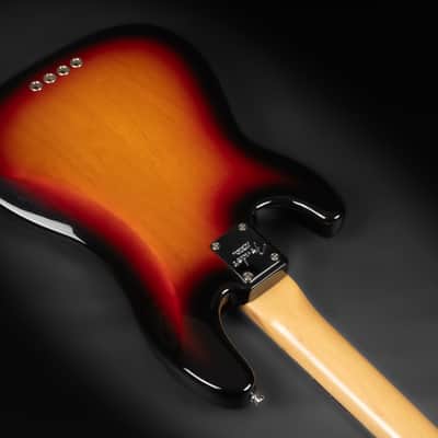 2005 Fender 60th Anniversary American Precision Bass Custom Fretless - 3-Color Sunburst | USA 4-String Boutique Ebony Fretboard | Case image 15