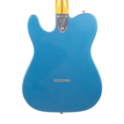 2022 Fender American Vintage II 72 Telecaster Thinline Electric Guitar, Maple FB, Lake Placid Blue, V1XXXX image 5