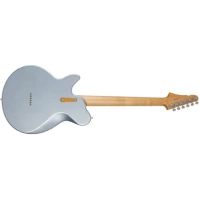 Eastman FT-SC'52-IBM FullerTone Series Electric Guitar - Ice Blue Metallic image 2