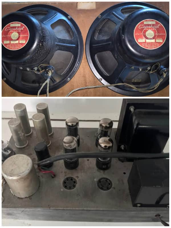 Capehart/ Jensen PANAMUSE AMPLIFIER WITH JENSEN 12" FIELD COIL SPEAKERS Ca 1936 image 1