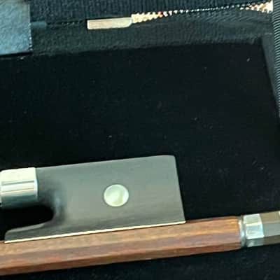 Antique vintage Conrad Gotz*** 3 star bow Violin Bow - grafted, repaired, and just a bit longer image 5