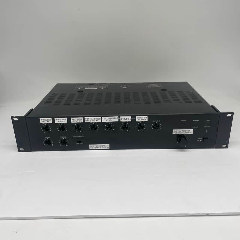 TOA 900 Series II Mixer Preamplifier M-900MK2 8 Channel Unit *TESTED WORKING image 1