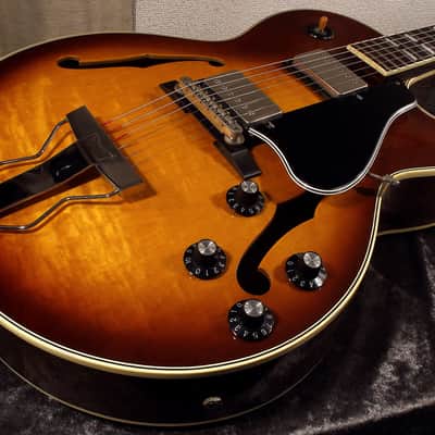 Greco FA80 ES-175 Replica by fujigen 1990 - Figured Top- Ex cond w/Hard Case image 11