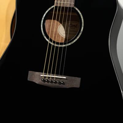 Cort Earth60CEBK | Acoustic / Electric Dreadnought, Gloss Black. New with Full Warranty! image 14