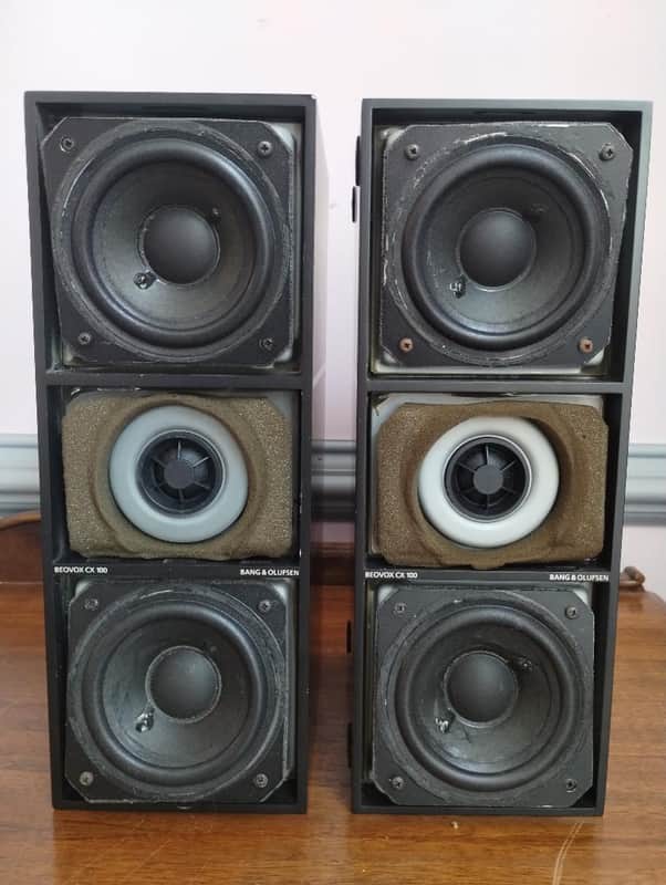 Bang & Olufsen Beovox CX100 bookshelf speakers in excellent