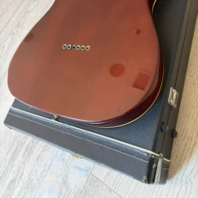 1980s Tokai Breezysound TTE60 Custom Telecaster Burled Tortoiseshell Mahogany Top Hard Case Japan Vintage image 19