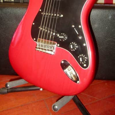 1979 Fender Stratocaster Hardtail Trans Red image 1