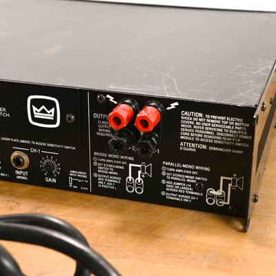 Crown Micro-Tech 600 2-Channel Power Amplifier CG01YXS image 9